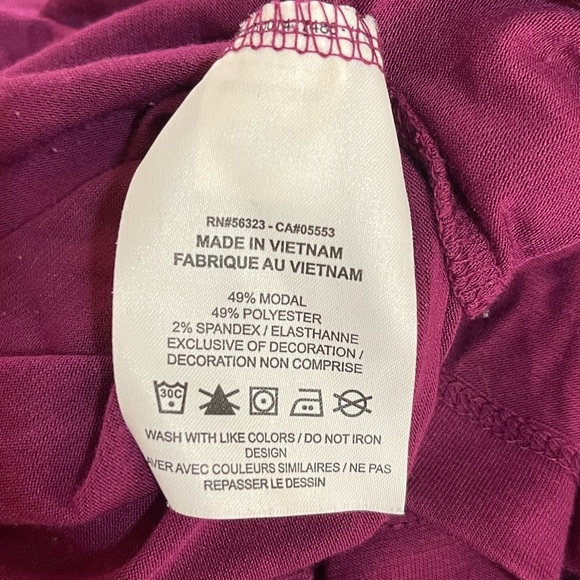 Women’s Nike sportswear Bordeaux cropped graphic shirt slim fit XL - Picture 5 of 6